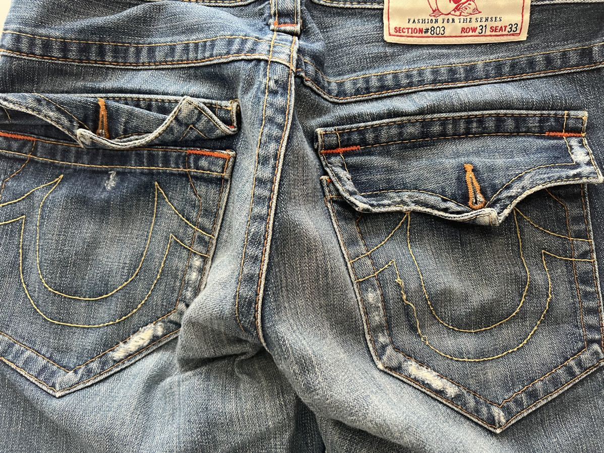 TRUE RELIGION 803 プレミアムデニム/立体裁断/トゥルー TRUE RELIGION 803 プレミアムデニム/立体裁断/トゥルー