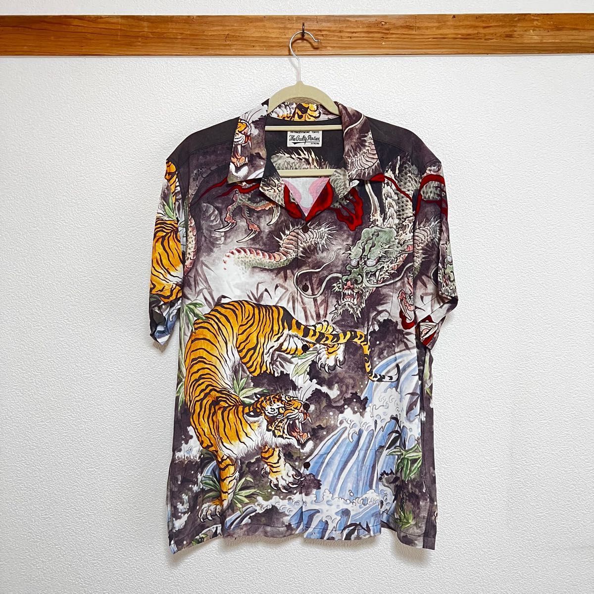 TIM LEHI × WACKO MARIA タイガー&ドラゴン アロハシャツ M