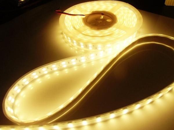 24V 5M 劣化防止 カバー付 2列発光 LED テープライト 電球色/両側配線付 切断可能 蛍光灯 ライト/照明 船舶 
