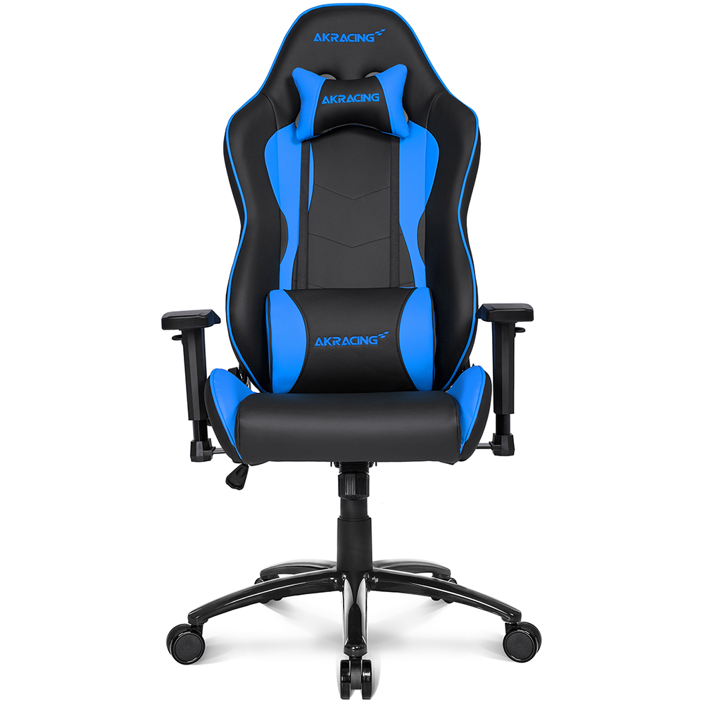 AKRacing AKR-NITRO-BLUE/V2 ブルー AKレーシング ゲーミングチェア 耐荷重約150kg 高耐久PUレザー素材 椅子 いす チェア オフィス
