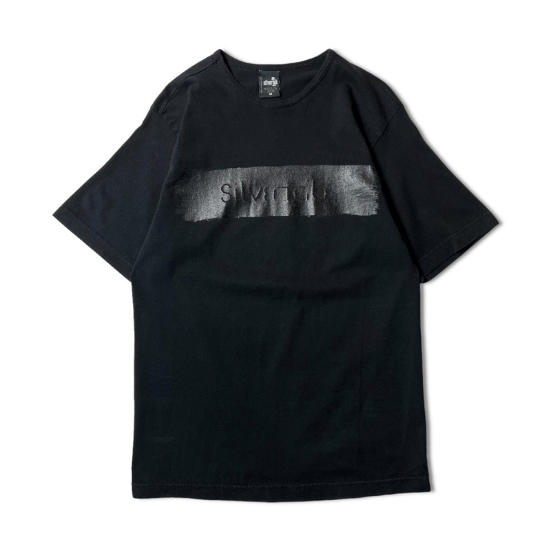90s USA製 Levis Silber Tab ロゴ プリント 半袖 Tシャツ M 黒 / 90年代 アメリカ製 リーバイス シルバータブ ブラック オールド
