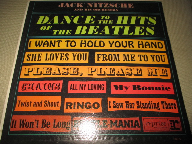 jack nitzsche / dance to the hits of the beatles (RARE!!ホワイトレーベル送料込み!!)_画像1