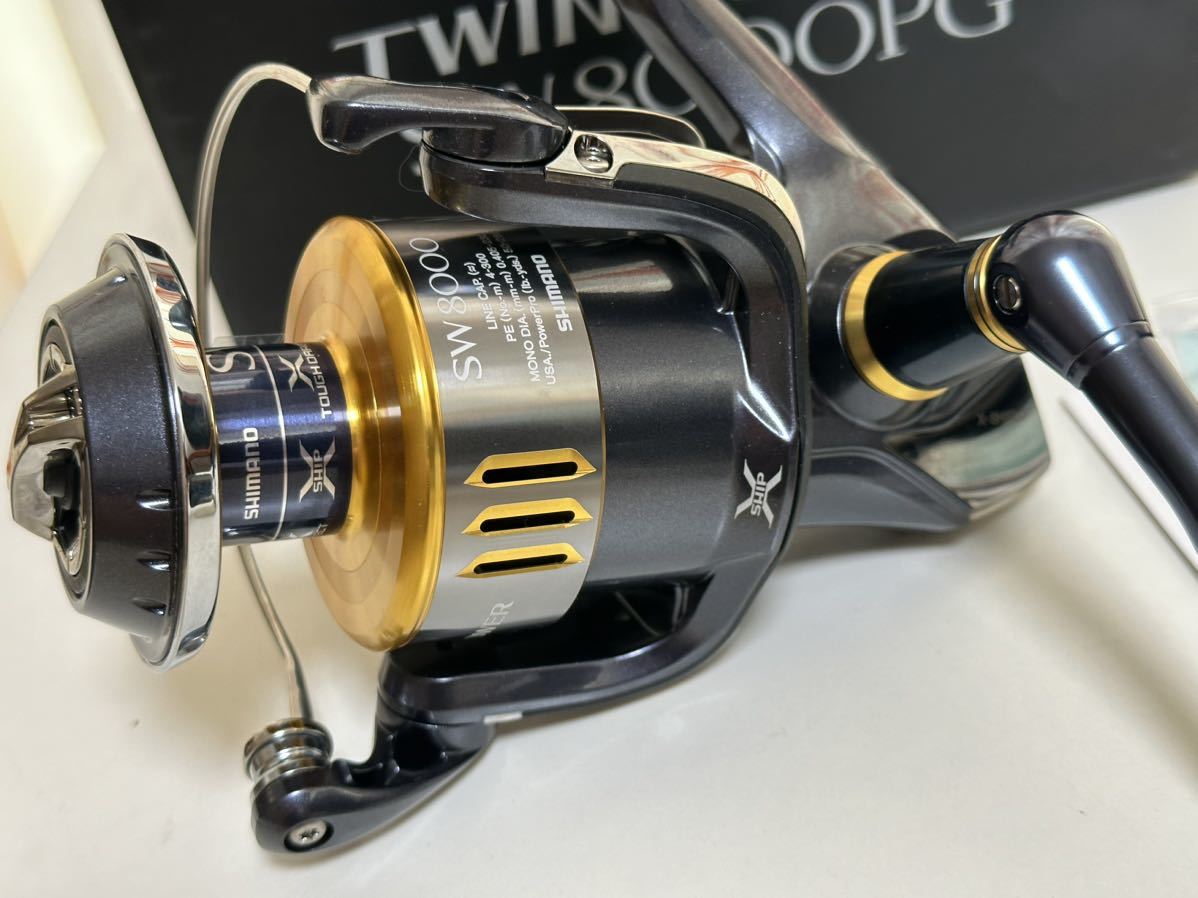 新品未使用 シマノ 15ツインパワー SW8000PG SHIMANO TWIN POWER MADE