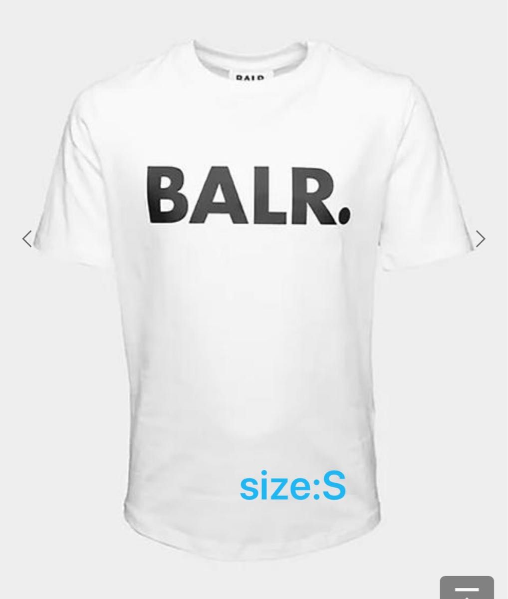 BALR. ボーラー ロゴTシャツ 新品未使用 size.S 白 ホワイト