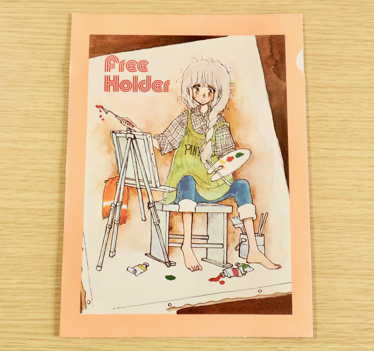 当時もの★りぼん付録《田渕由美子》ペーパーFree Holderファイル・約B５サイズ・昭和53年_画像1