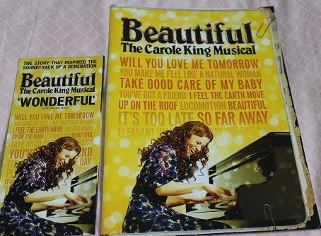 【送料無料】BEAUTIFUL THE CAROLE KING MUSICAL　パンフレット