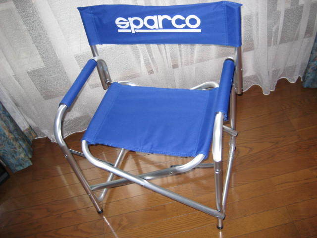 SPARCO CORSA スパルコ フォール ディング チェアー アルミディレクターズチェア　キャプテンチェア　丸パイプ
