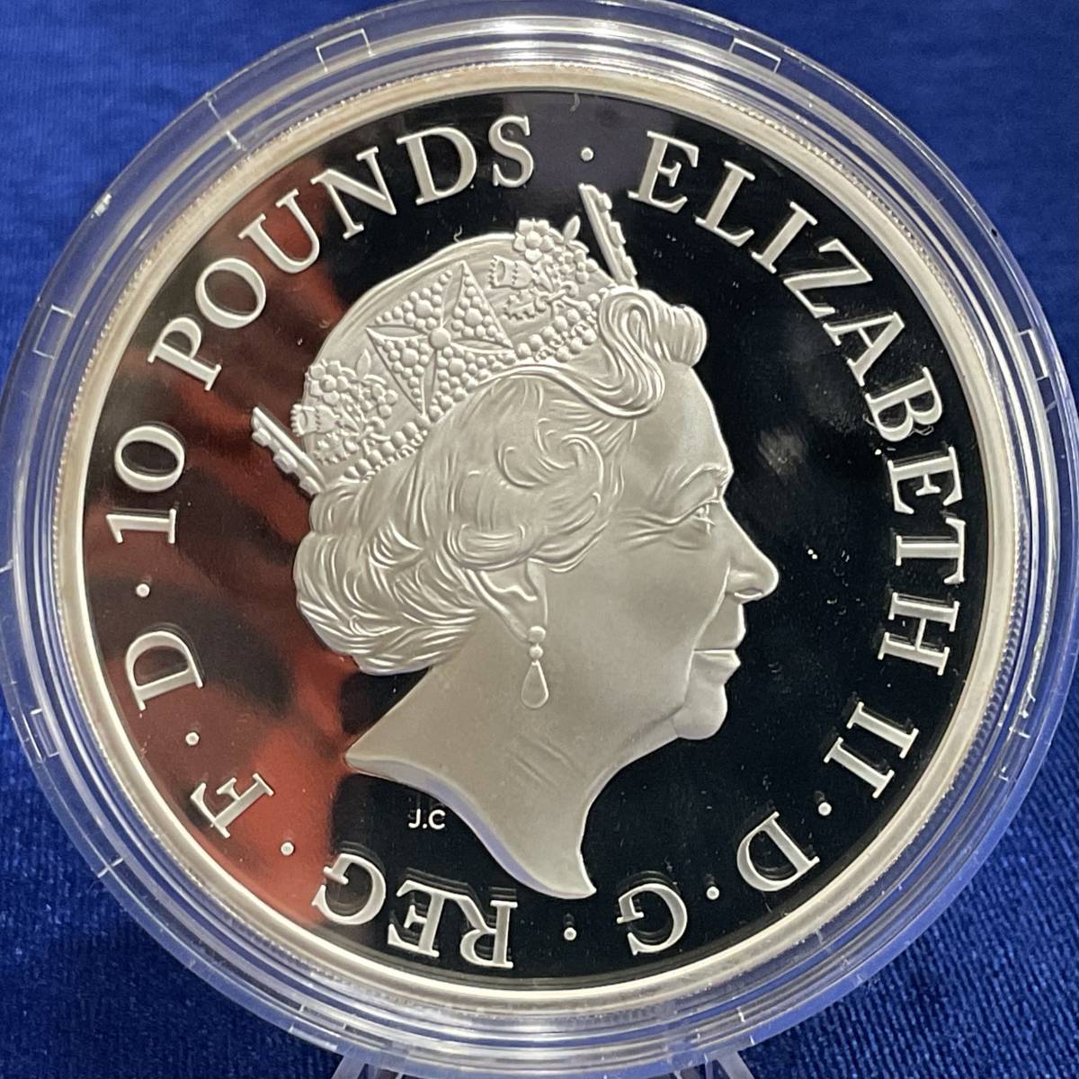 2018年 5オンス 10ポンド銀貨 4世代 ロイヤルファミリー イギリス