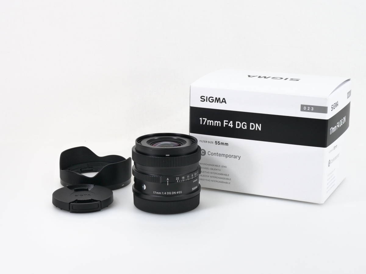 SIGMA シグマ 17mm F4 DG DN L-mount ライカLマウント 美品 元箱付き