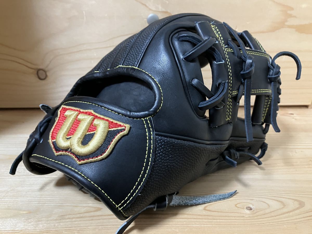 Wilson staff 86型　硬式内野用グローブ　グラブ　メーカー担当者型付け　小指2本入れ_画像1