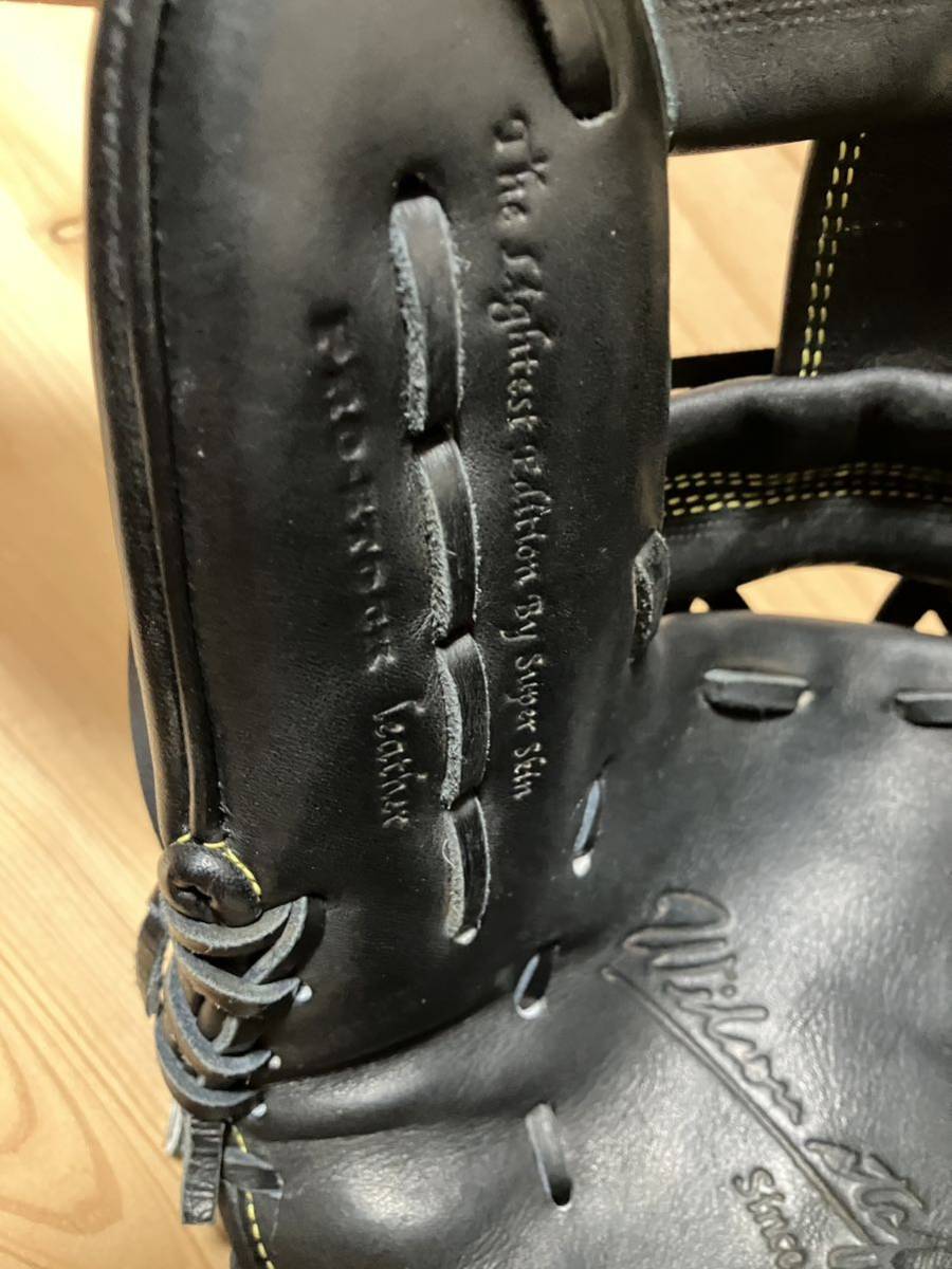 Wilson staff 86型　硬式内野用グローブ　グラブ　メーカー担当者型付け　小指2本入れ_画像6