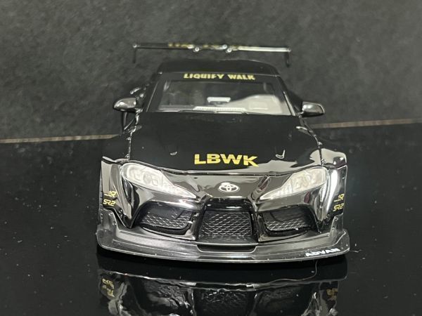 スープラトヨタ TOYOTA 1/24 ミニカー ブラック 黒 SUPRA_画像5