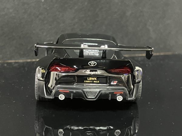 スープラトヨタ TOYOTA 1/24 ミニカー ブラック 黒 SUPRA_画像8