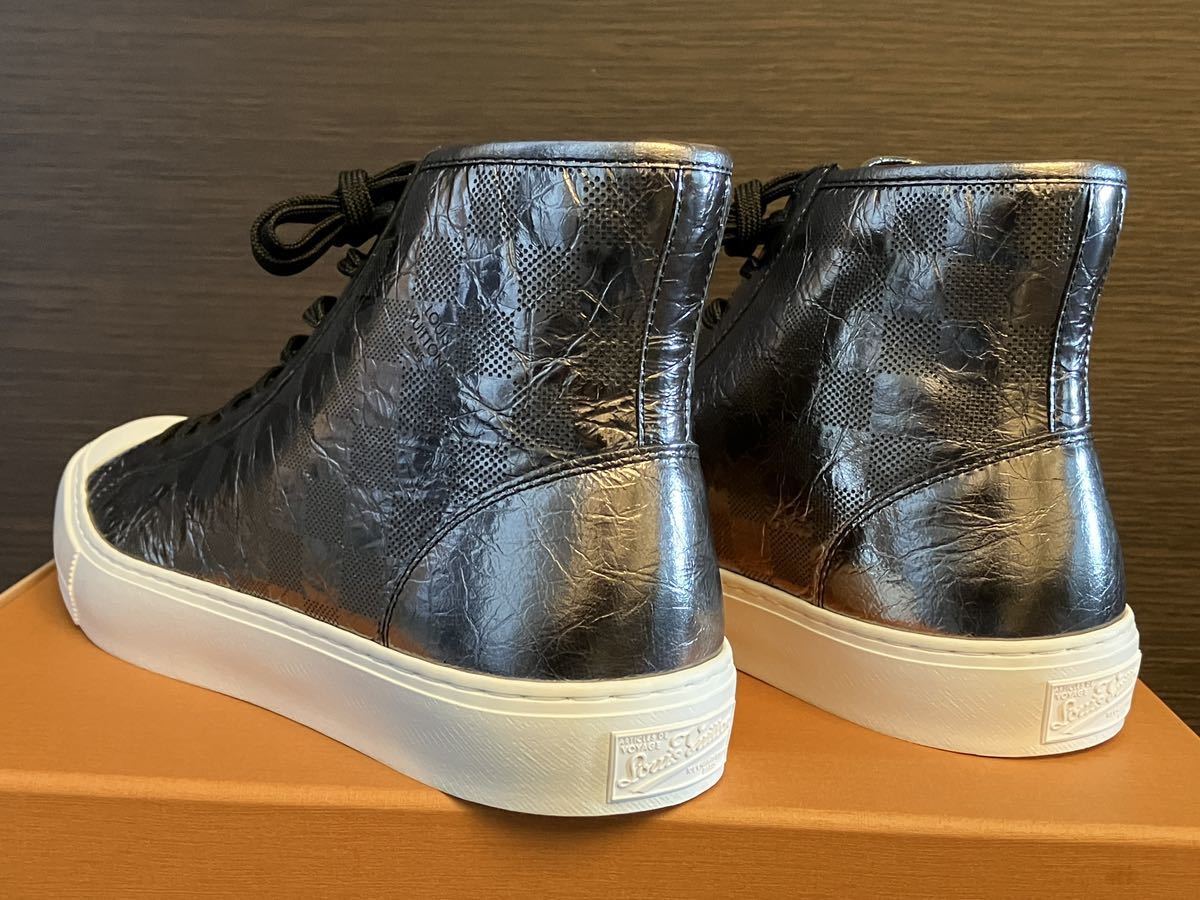 Vuitton ハイカットスニーカー 8/9/27 モノグラムメタリックシルバー