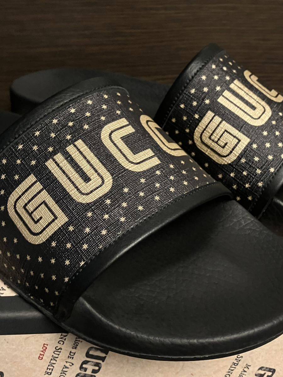 GUCCI スライドサンダル 10/28cm Guccy ビーチサンダル | sreeakshayam.com
