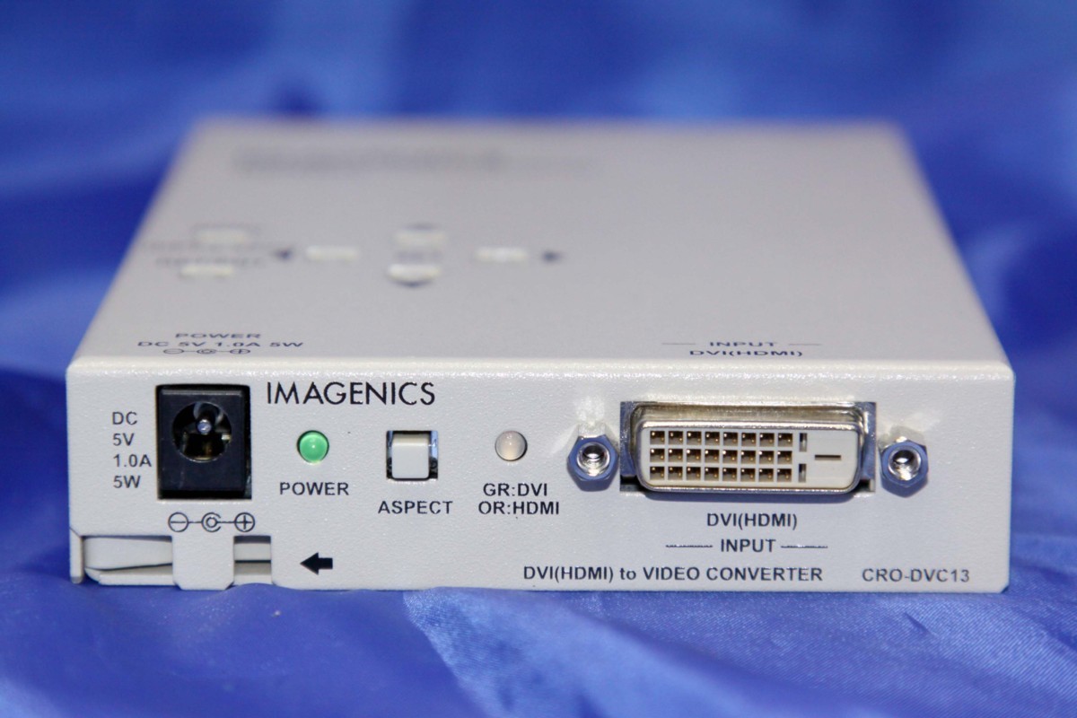 IMAGENICS/DVI(HDMI)入力 アナログコンポジットビデオコンバーター ★CRO-DVC13★ 52067S_画像3