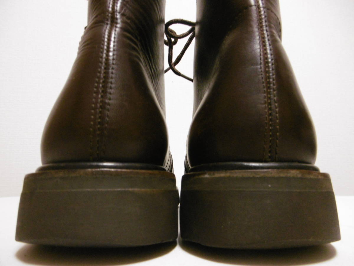 Paraboot×maul ruck パラブーツ レザーブーツ レースアップブーツ レザーシューズ ダークブラウン 7ハーフ POCADE 26cm位 Paraboot×maul ruck パラブーツ レザーブーツ レースアップブーツ レザーシューズ ダークブラウン 7ハーフ POCADE 26cm位