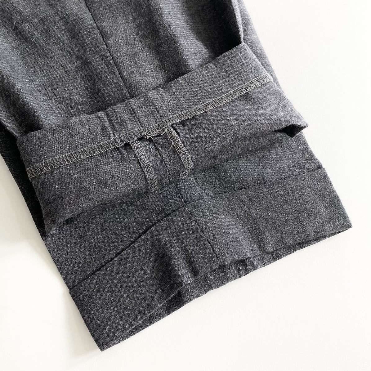 ☆10e19《美品》COMOLI コモリ ウールリネンダブルフェイス