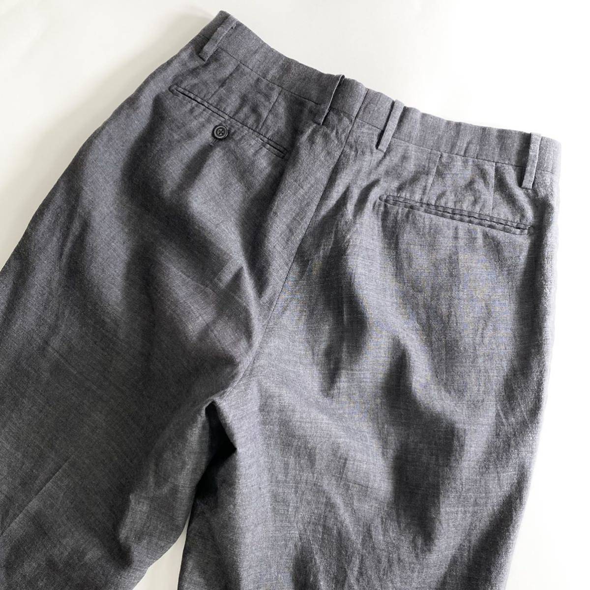 ☆10e19《美品》COMOLI コモリ ウールリネンダブルフェイス
