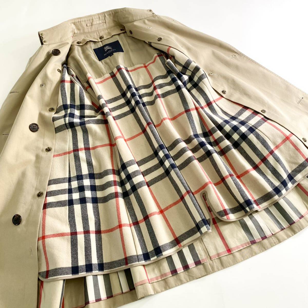 11e26③《美品》BURBERRY LONDON バーバリーロンドン トレンチコート