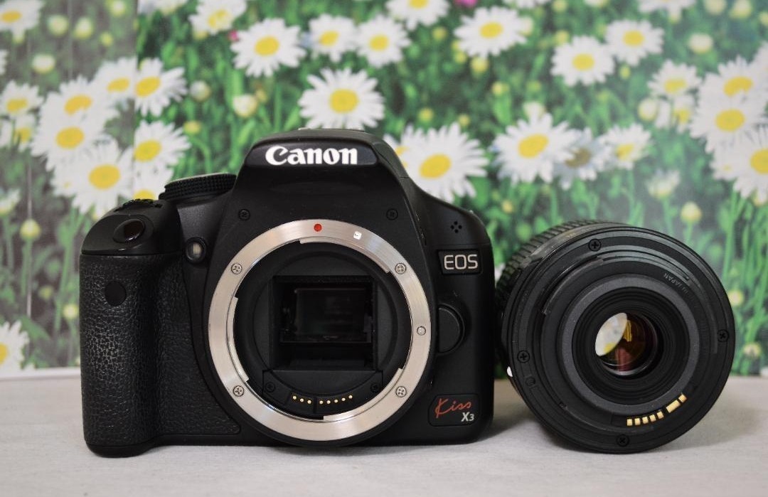 動画機能付でお手頃 Canon Kiss x3 スマホ転送 一眼レフ カメラ