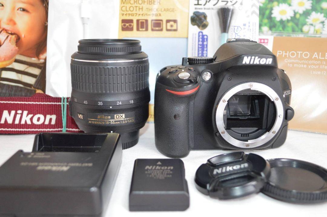 高画質＆カンタン操作Nikon D5200 一眼レフカメラ 美品レンズセット