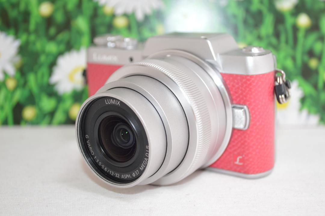 □美品□ Panasonic LUMIX DMC-GF7 レンズキット ピンク-