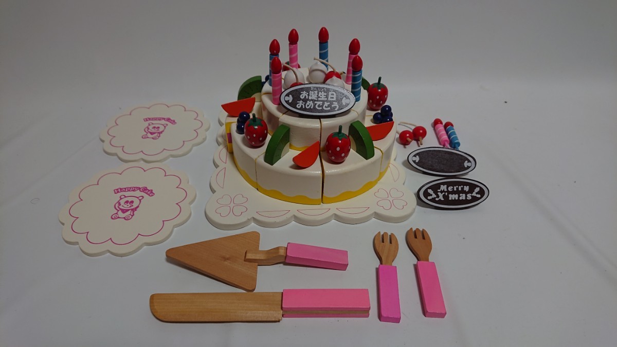 ヤフオク! - マザーガーデン 野いちご ケーキセット おままごと 木のお...