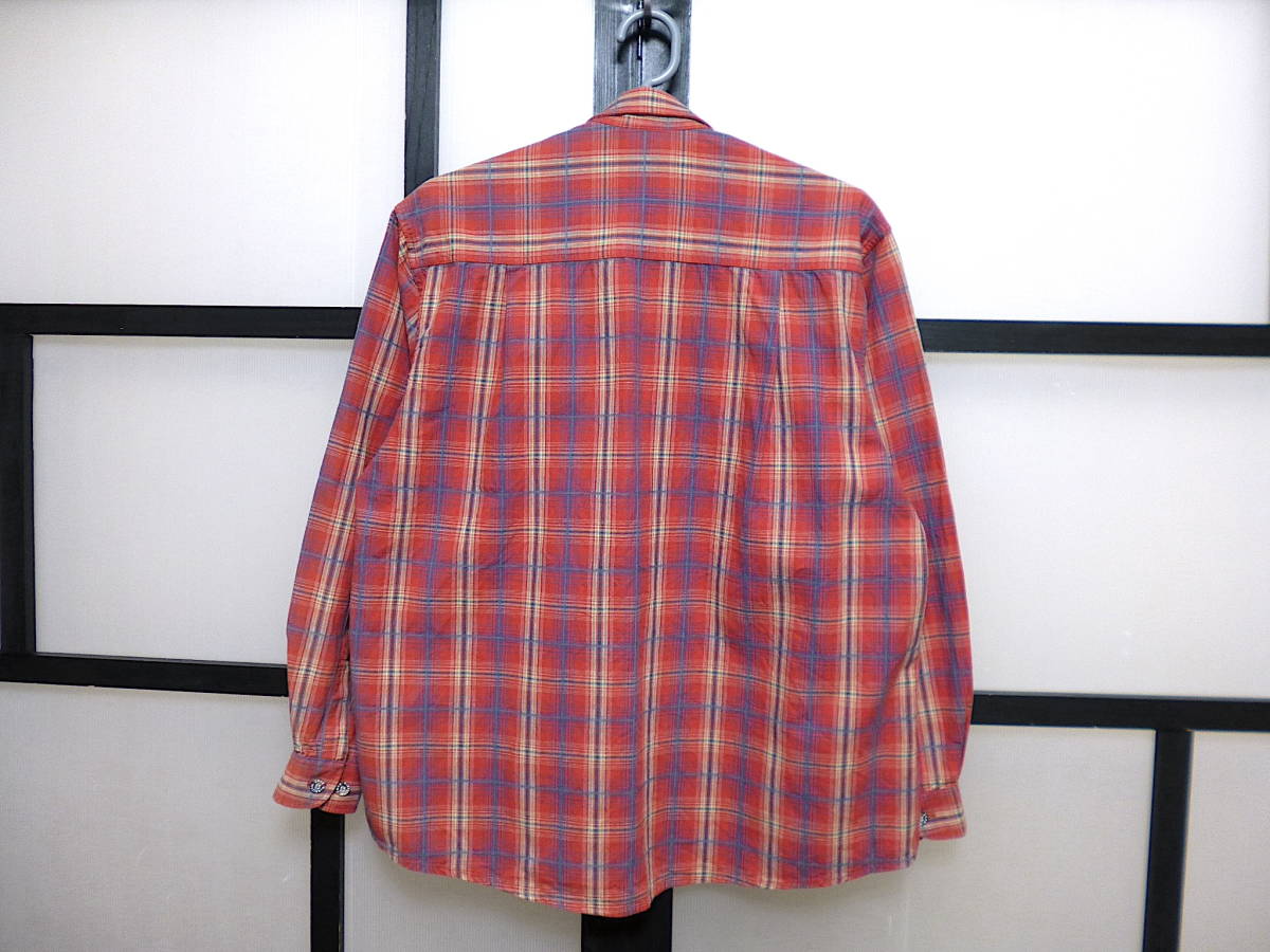  Jack Wolfskin cotton check pattern shirt / Jack Wolfskin outdoor 