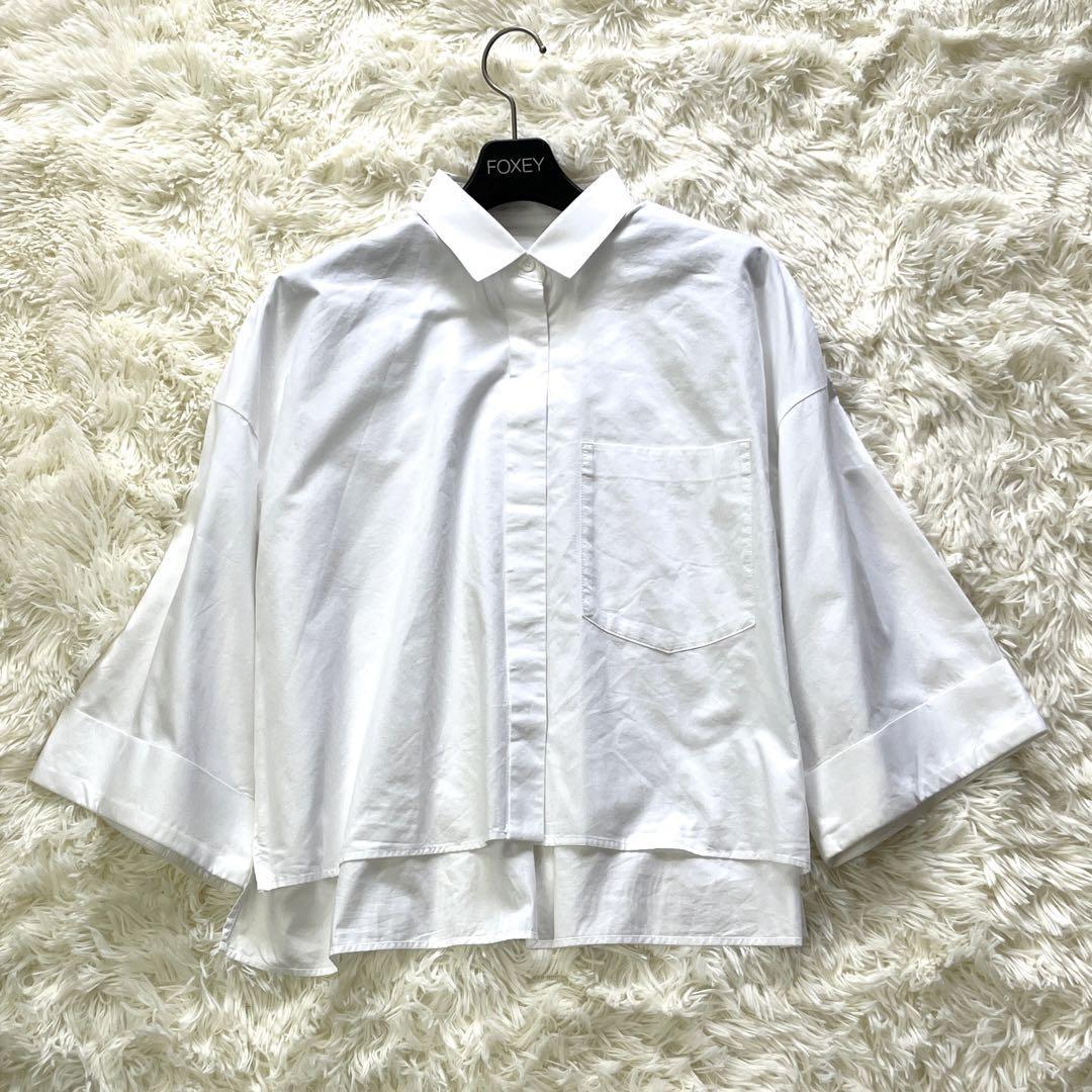 極美品 ENFOLD エンフォルド タイプライターワイドスリーブシャツ