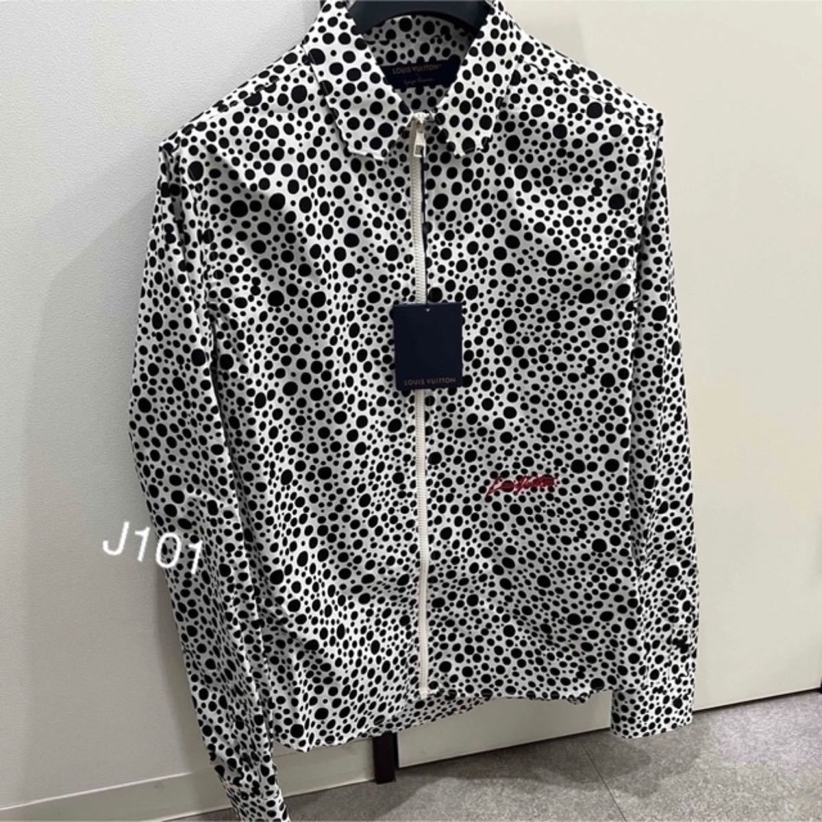  Louis Vuitton . interval . raw Infinity dot printed Zip do shirt 