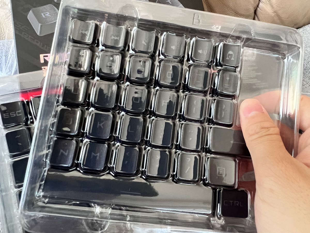 正規品　ROG PBTダブルショットのキーキャップ for ROG RX KEY Claymore II ASUS