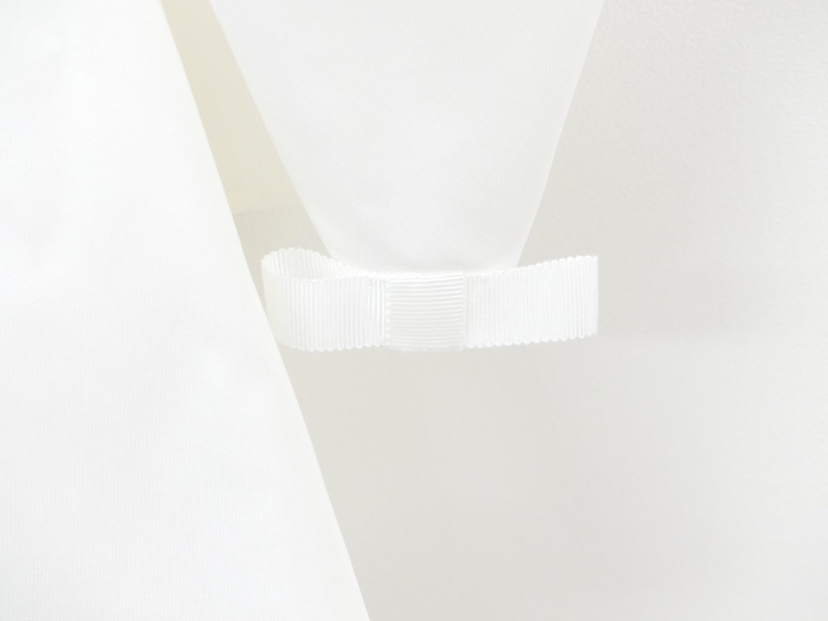 未使用 yori ヨリ shirocon Origamiブラウス 36 ホワイト ポリエステル