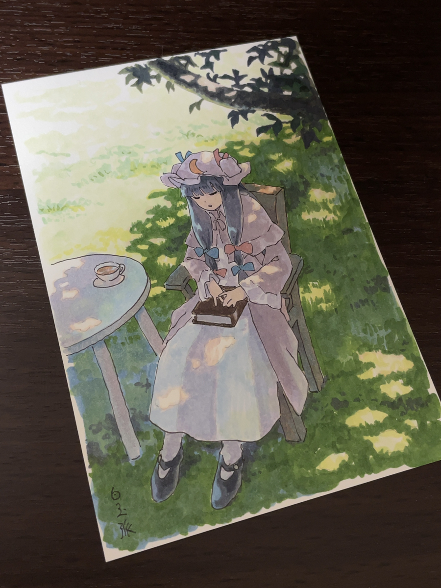  same person higashi person hand-drawn illustrations [ Pachi . Lee *no-reji] postcard size 