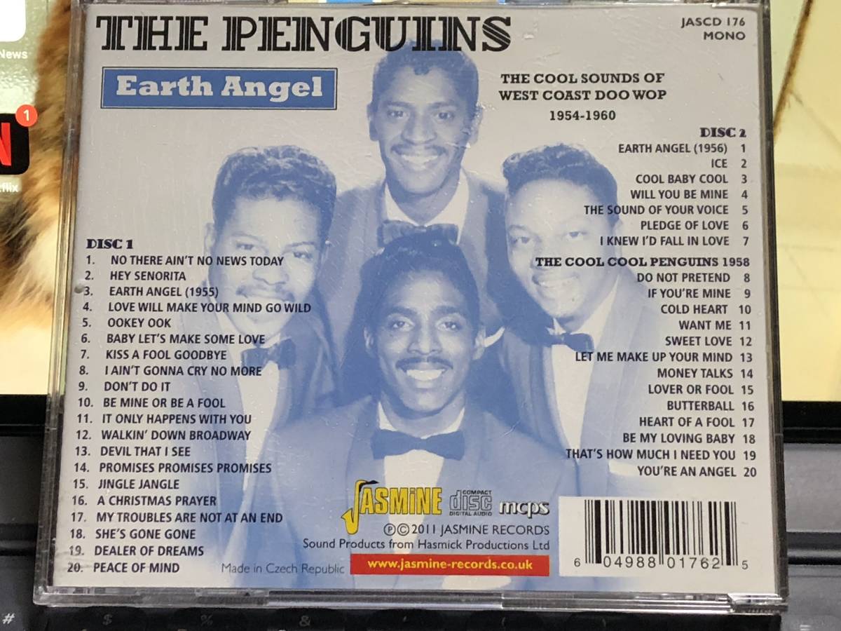 （P）ペンギンズ　Penguins ★ Earth Angel : The Cool Sounds Of West Coast Doo Wop 1954-1960 2CD_画像2