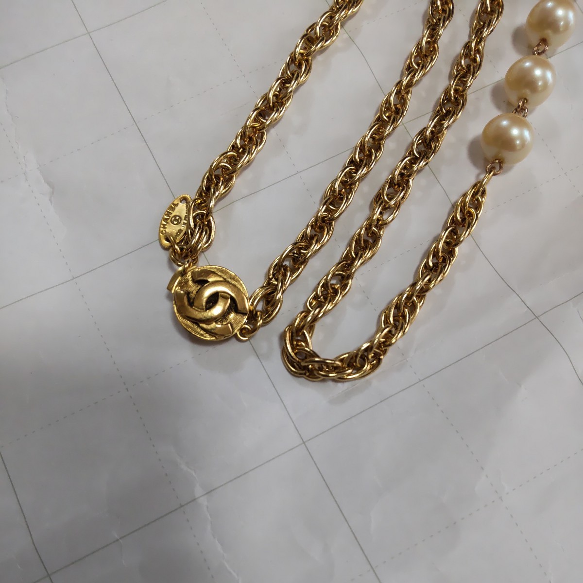 CHANEL!シャネルヴィンテージパールネックレス。 | alfasaac.com
