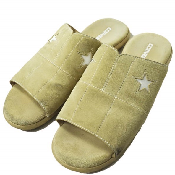 CONVERSE ADDICT コンバースアディクト ONE STAR SANDAL ワンスターサンダル US10.5(29cm) SAND スエード ベージュ シューズ g11260