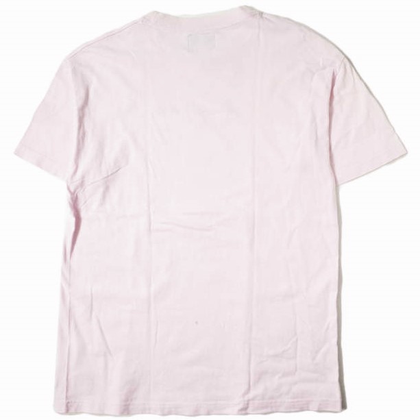 NOTHIN' SPECIAL ナッシンスペシャル SMOKE JOINTS TEE ロゴ刺繍Tシャツ L ピンク 半袖 トップス g8038_画像2
