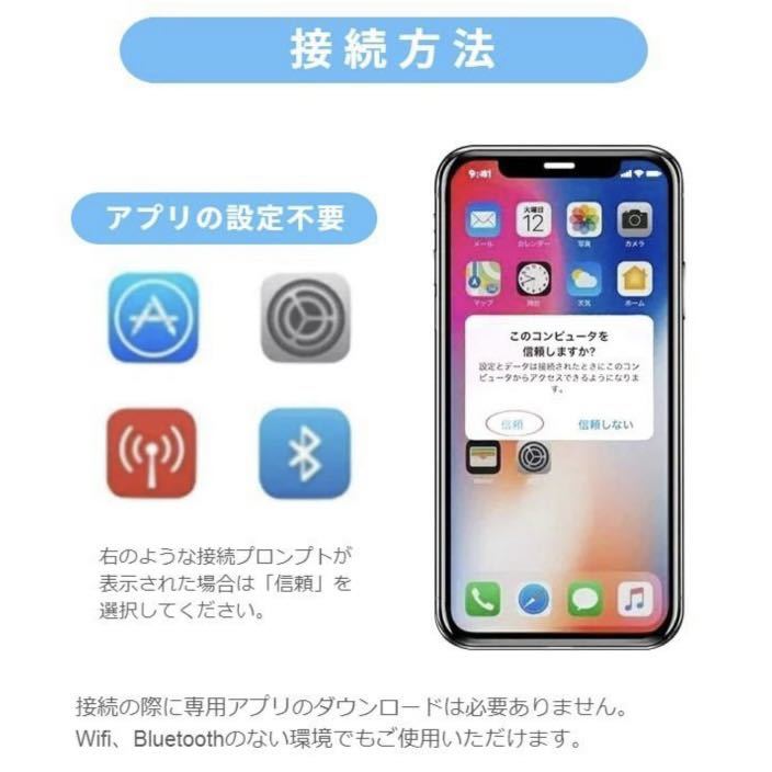 iPhone HDMI 変換アダプタ HDMI変換 ケーブル Apple Digital AV アダプター アイフォン TV モニター 高速転送 テレビに映像出力_画像3