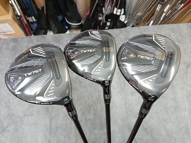 HONMA ホンマ TOUR WORLD ツアーワールド TW757 3W & 5W & 7W 3本セット 純正カーボン VIZARD for TW757 (R) 日本仕様 未使用品 カバー無しの画像1