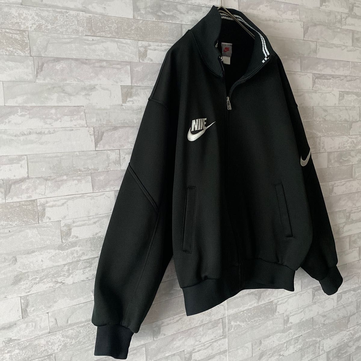日本製 美品 希少 NIKE トラックジャケット90s 刺繍ロゴ|PayPayフリマ