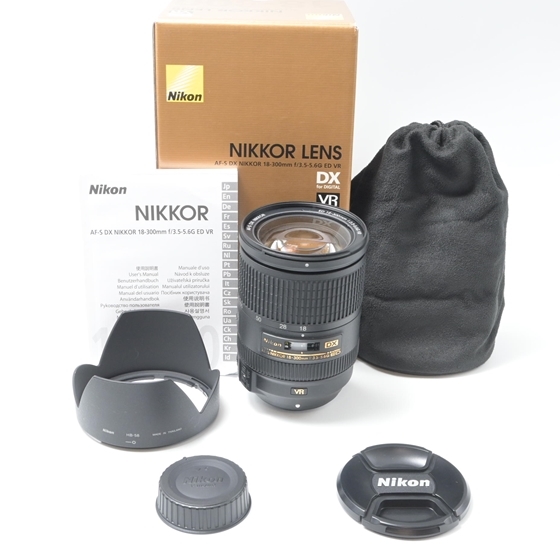 中古】 ☆極上品☆Nikon AF-S DX NIKKOR 18-300mm f/3.5-5.6G ED VR