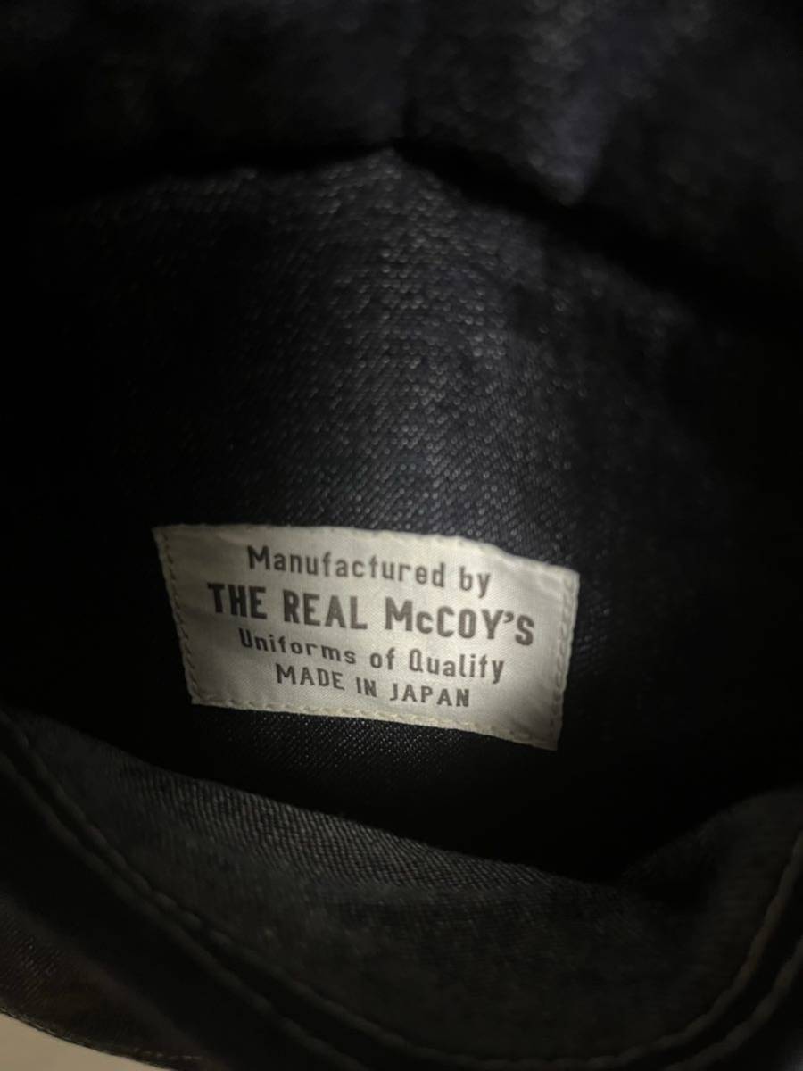 THE REAL McCOYS リアルマッコイズ デニムアノラック　プルオーバー　U.S.NAVY　サイズXL　希少　レア　大きいサイズ　美品_画像3