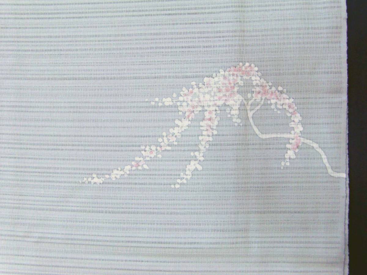 [ new goods ] summer silk crepe hand .... visit wear gray summer kimono summer thing silk 100% summer single . kimono . unused simplified kimono
