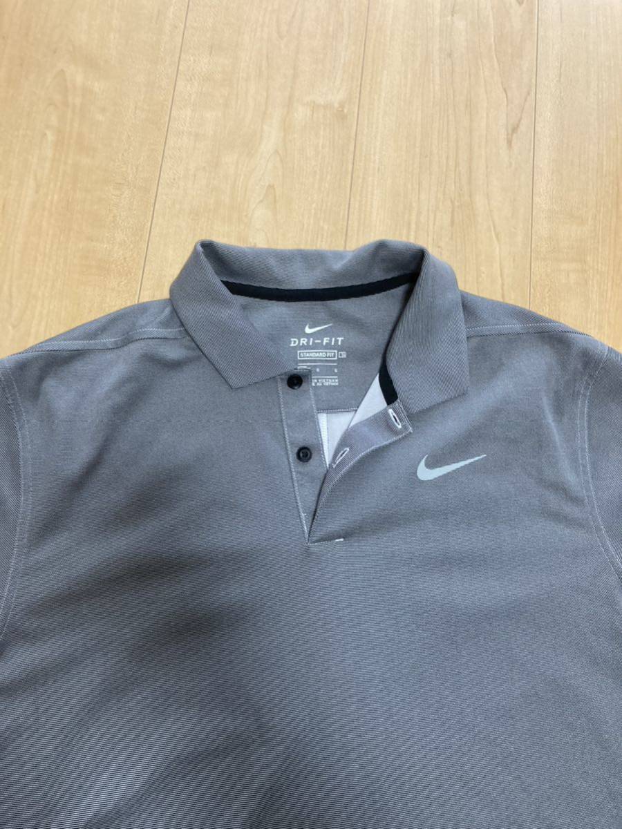 ナイキNIKE GOLF ナイキゴルフ ゴルフウェア ドライフィット ポロシャツ L_画像1