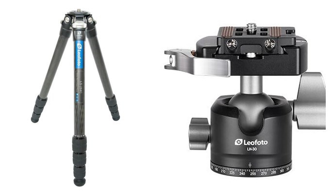 Leofoto レオフォト 【4段三脚】LS-284C+LH-30LR カーボン 三脚・雲台セット