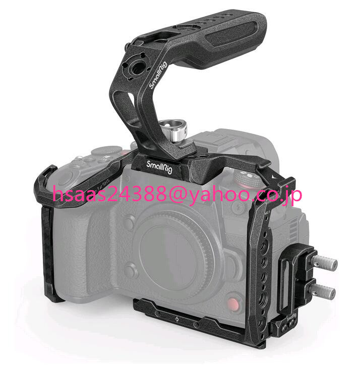 SmallRig LUMIX GH6用 カメラケージキットHDMI＆USB-Cケーブルクランプとトップハンドル付き 3441