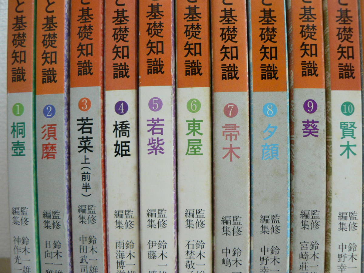 源氏物語の鑑賞と基礎知識 不揃いまとめて29冊 至文堂/12,25～28,32欠