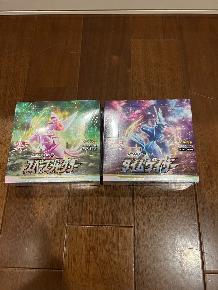 ポケモンカード スペースジャグラー タイムゲイザー 各1BOX シュリンク