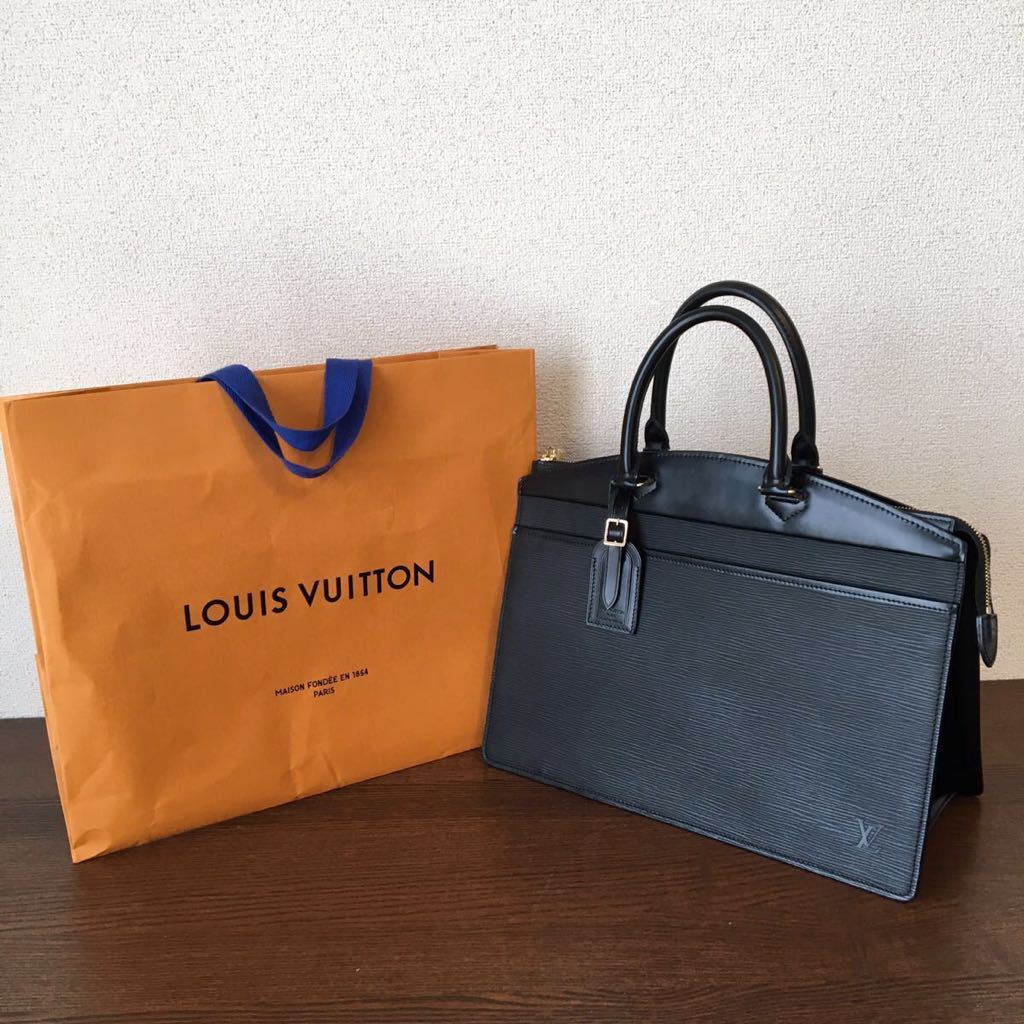 LOUIS VUITTON ルイヴィトン エピ 黒 ノワールリヴィエラ トートバッグ